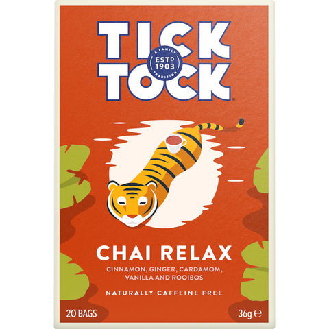 Tick Tock Chai Relax Tea 20's